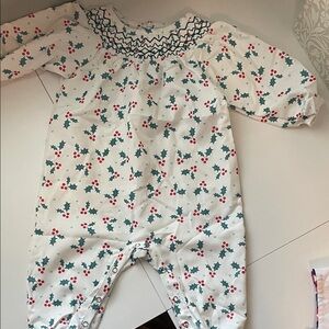 Charming Red and White Kids One Piece